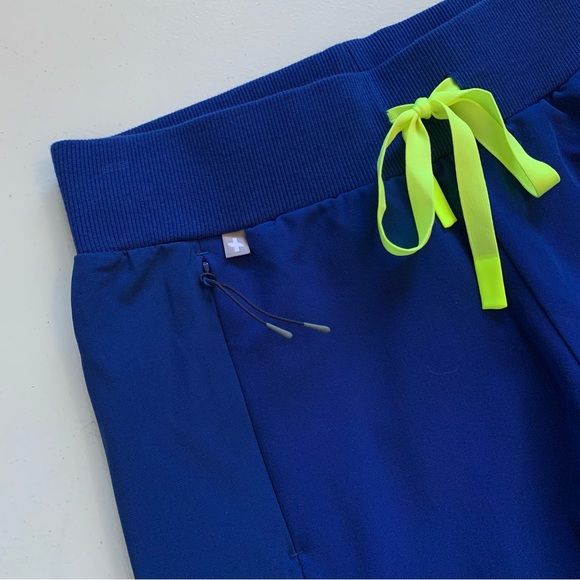 Figs XXS TALL Electric Blue Boston Slim Tall Jogger Scrub Pants NWT TALL INSEAM - Picture 5 of 16